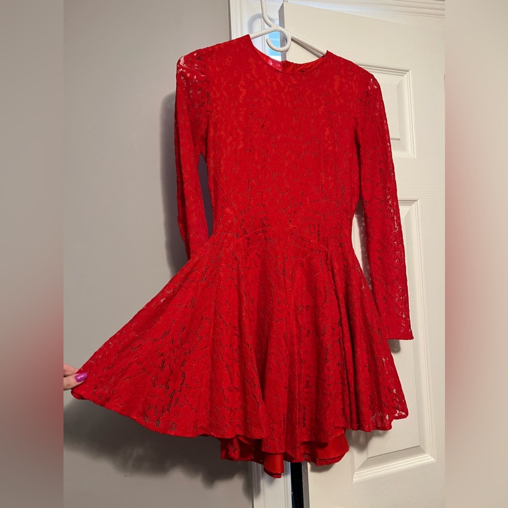 Charlotte russe dress size 4 red and also have a black one not pictured as well